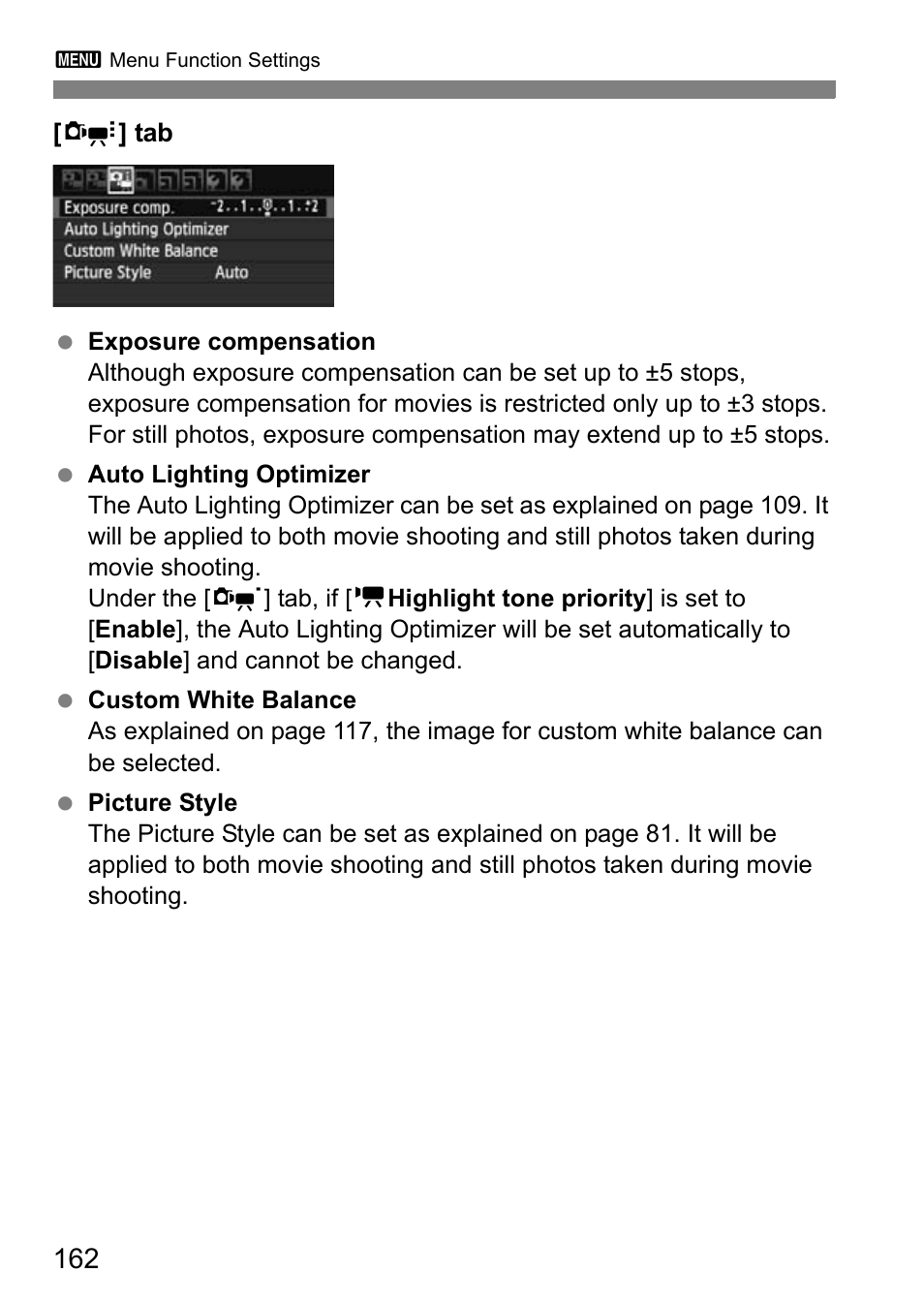 Canon EOS 600D User Manual | Page 162 / 328