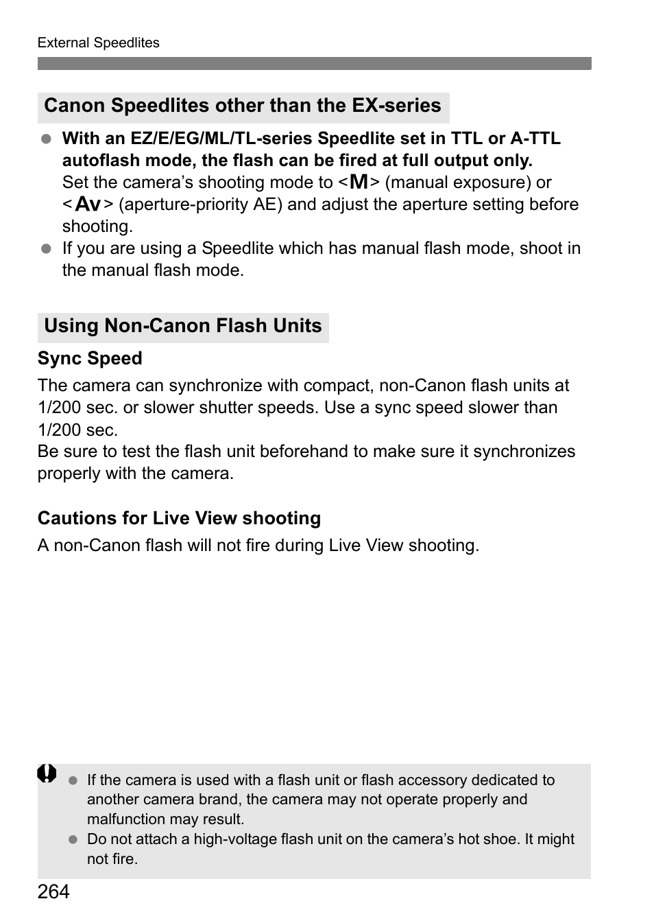 Canon EOS 600D User Manual | Page 264 / 328