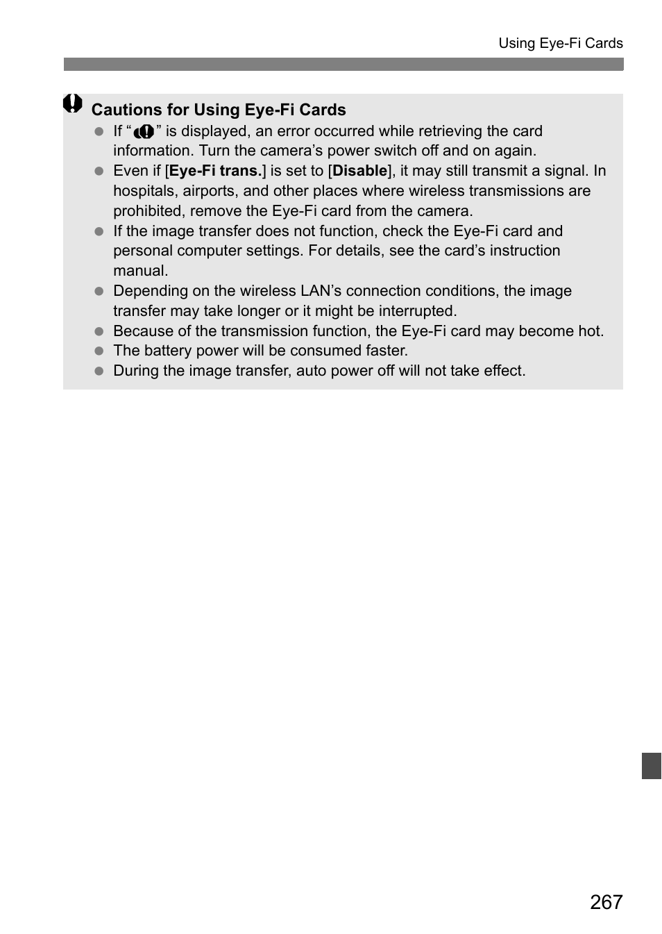 Canon EOS 600D User Manual | Page 267 / 328