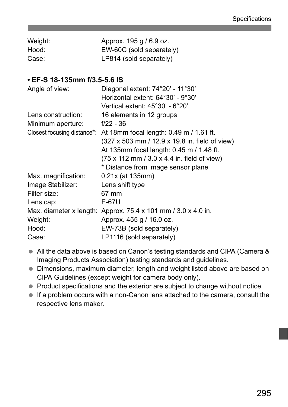 Canon EOS 600D User Manual | Page 295 / 328