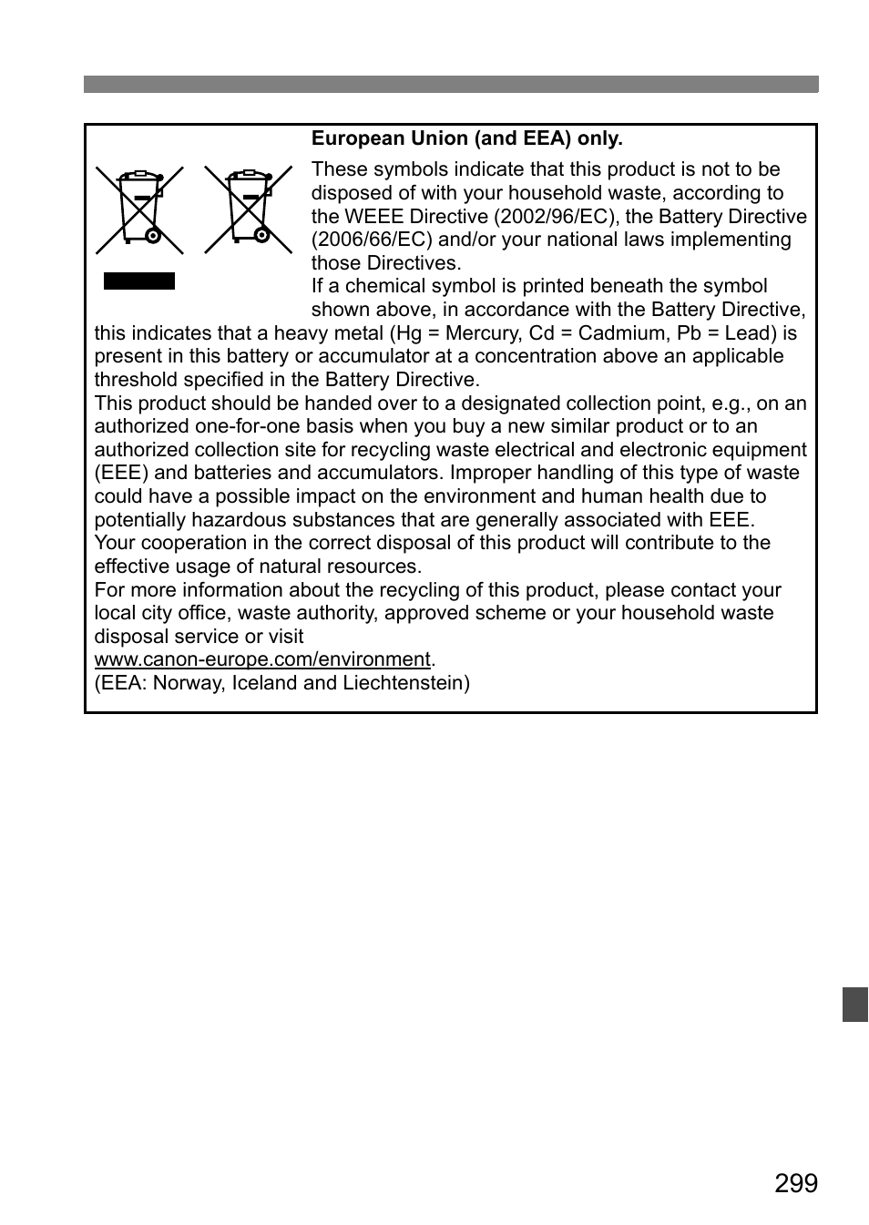 Canon EOS 600D User Manual | Page 299 / 328