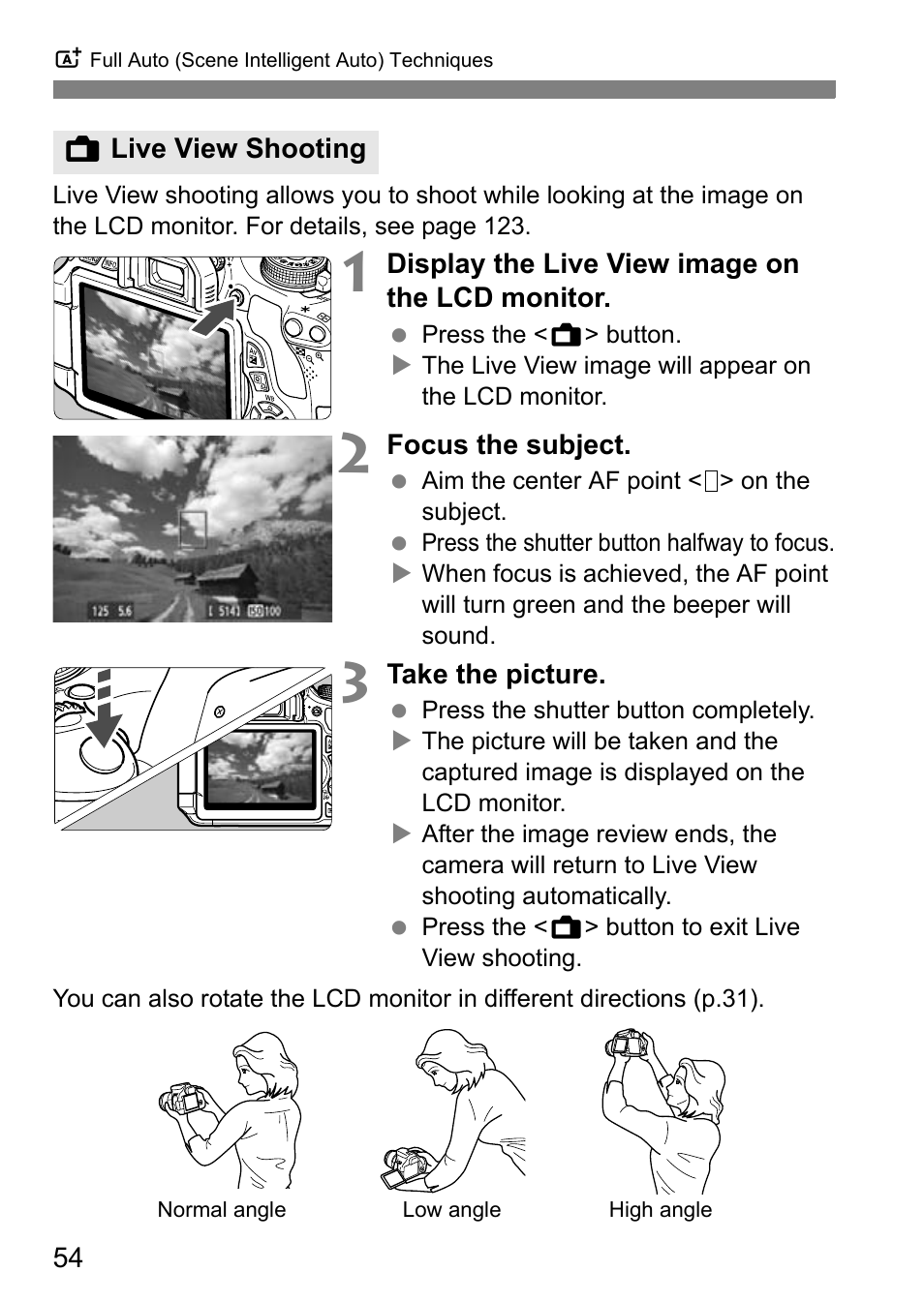 Canon EOS 600D User Manual | Page 54 / 328
