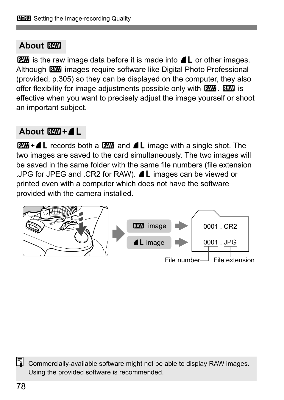 About 1 about 1 + 73 | Canon EOS 600D User Manual | Page 78 / 328