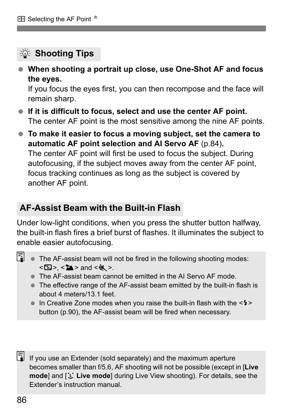 Canon EOS 600D User Manual | Page 86 / 328