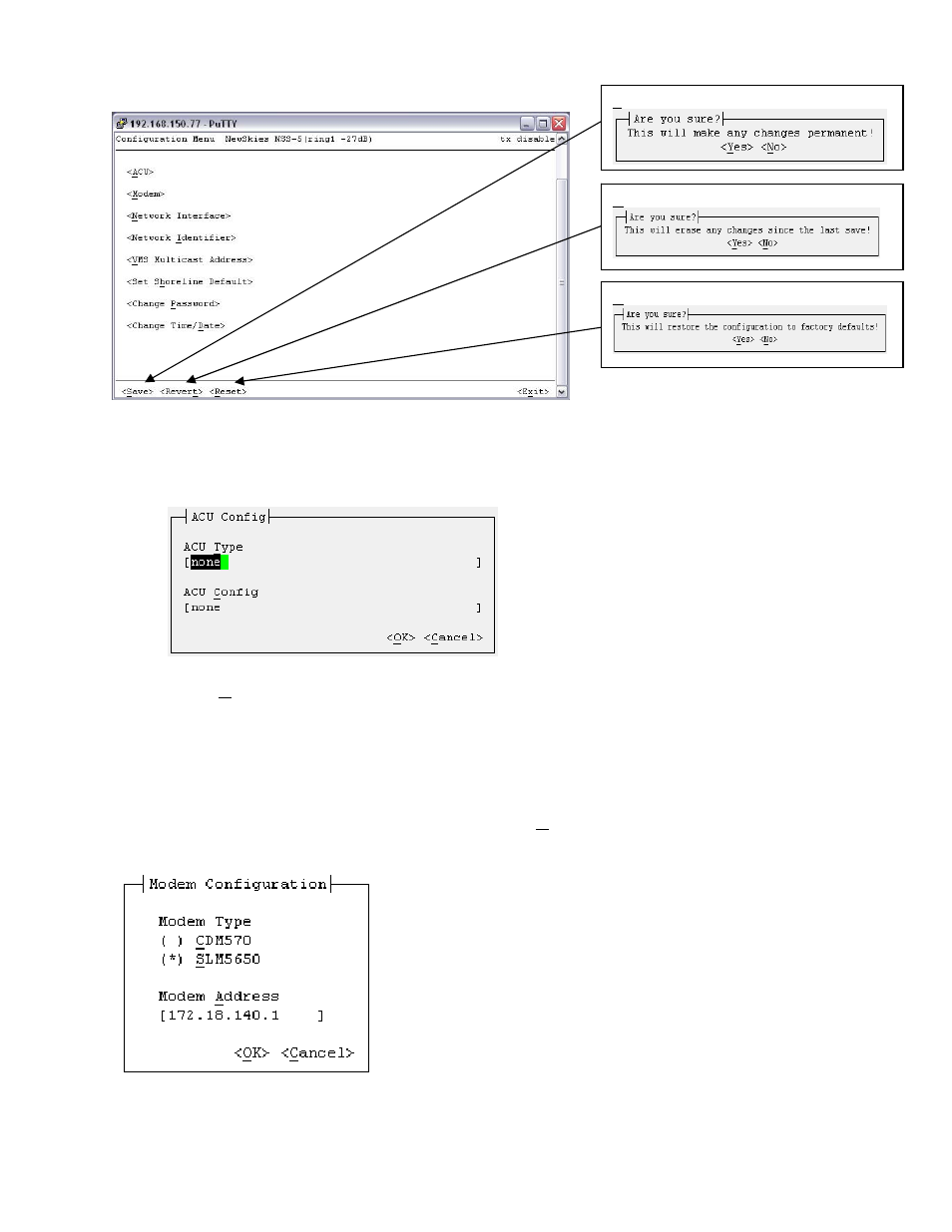 7 modem configuration, Modem configuration | Comtech EF Data ROSS User Manual | Page 32 / 87