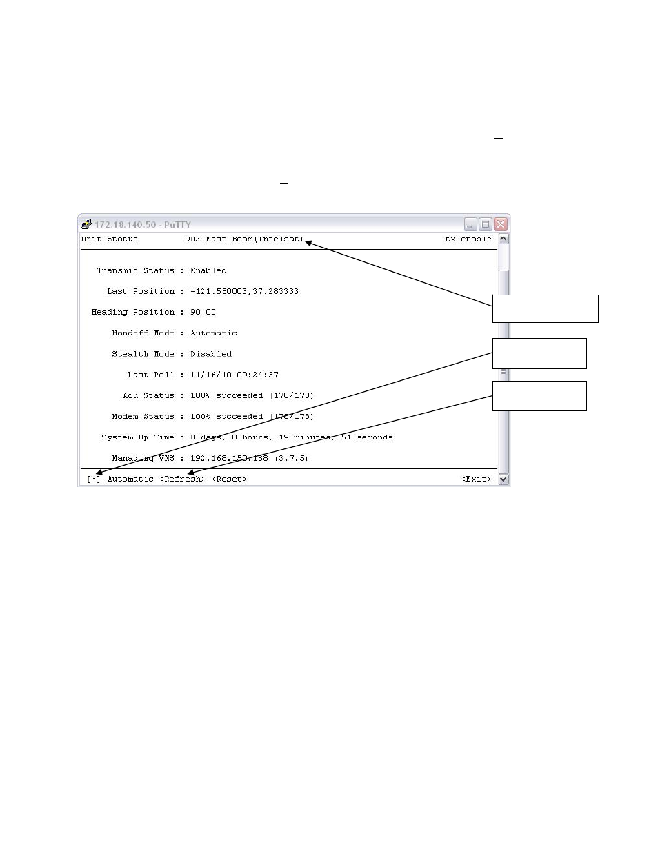 15 transmit status, 16 last position, Transmit status | Last position | Comtech EF Data ROSS User Manual | Page 35 / 87