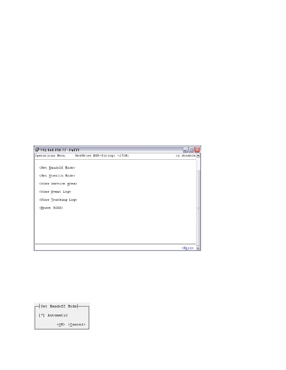 24 managing vms, 25 operations menu, Managing vms | Operations menu | Comtech EF Data ROSS User Manual | Page 37 / 87