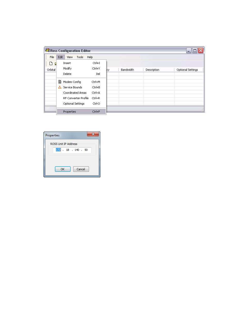 4 edit insert (service area), Edit insert (service area) | Comtech EF Data ROSS User Manual | Page 51 / 87