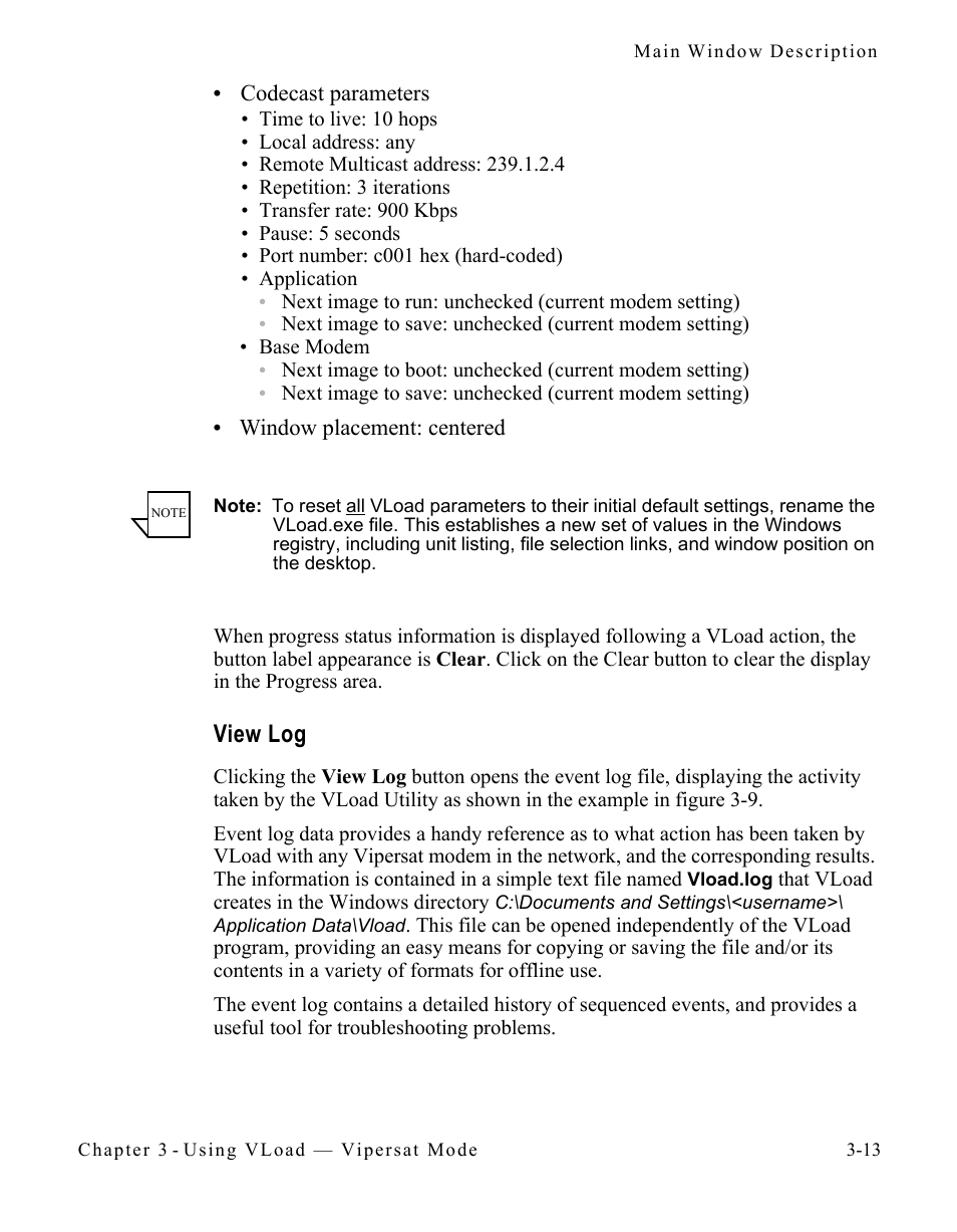 View log, View log -13 | Comtech EF Data Vipersat Load Utility v3.5.x User Manual | Page 37 / 106