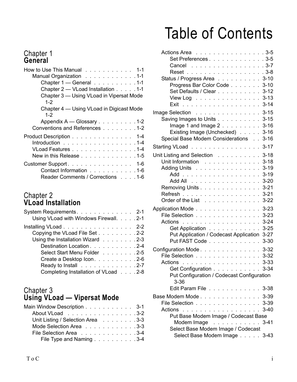 Comtech EF Data Vipersat Load Utility v3.5.x User Manual | Page 7 / 106
