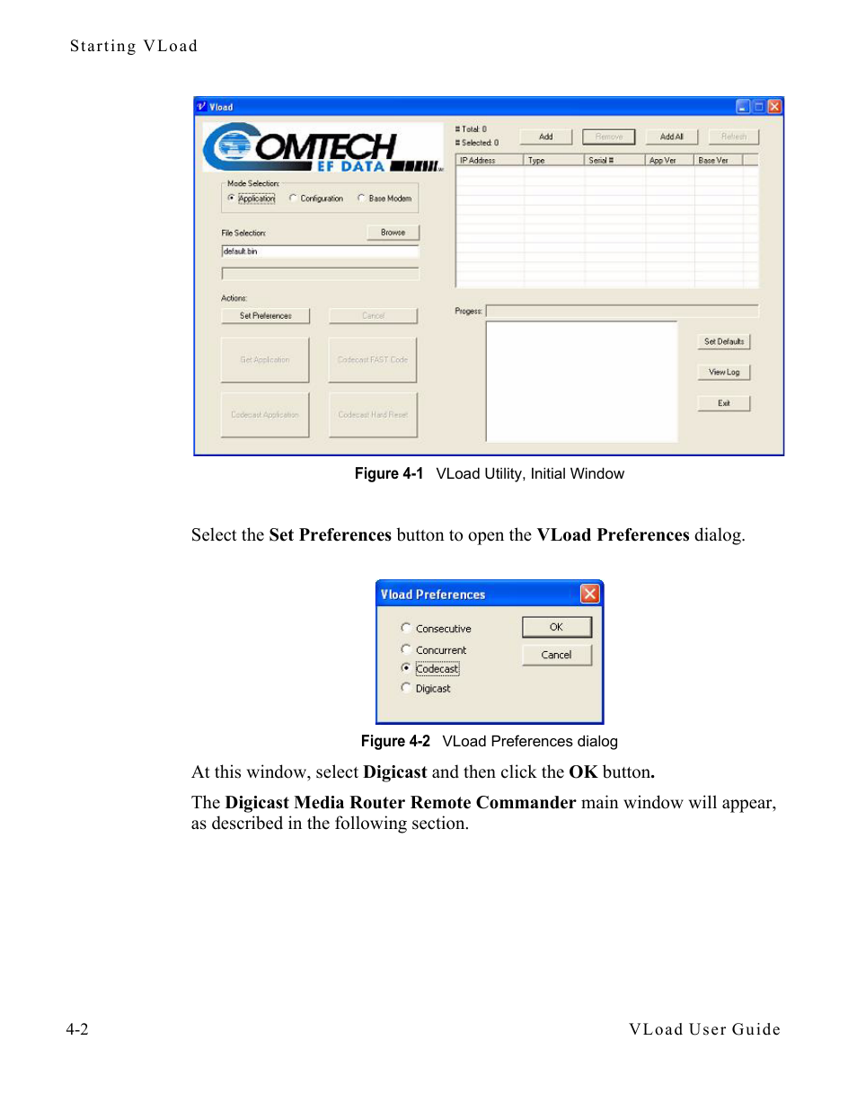 Comtech EF Data Vipersat Load Utility v3.5.x User Manual | Page 72 / 106