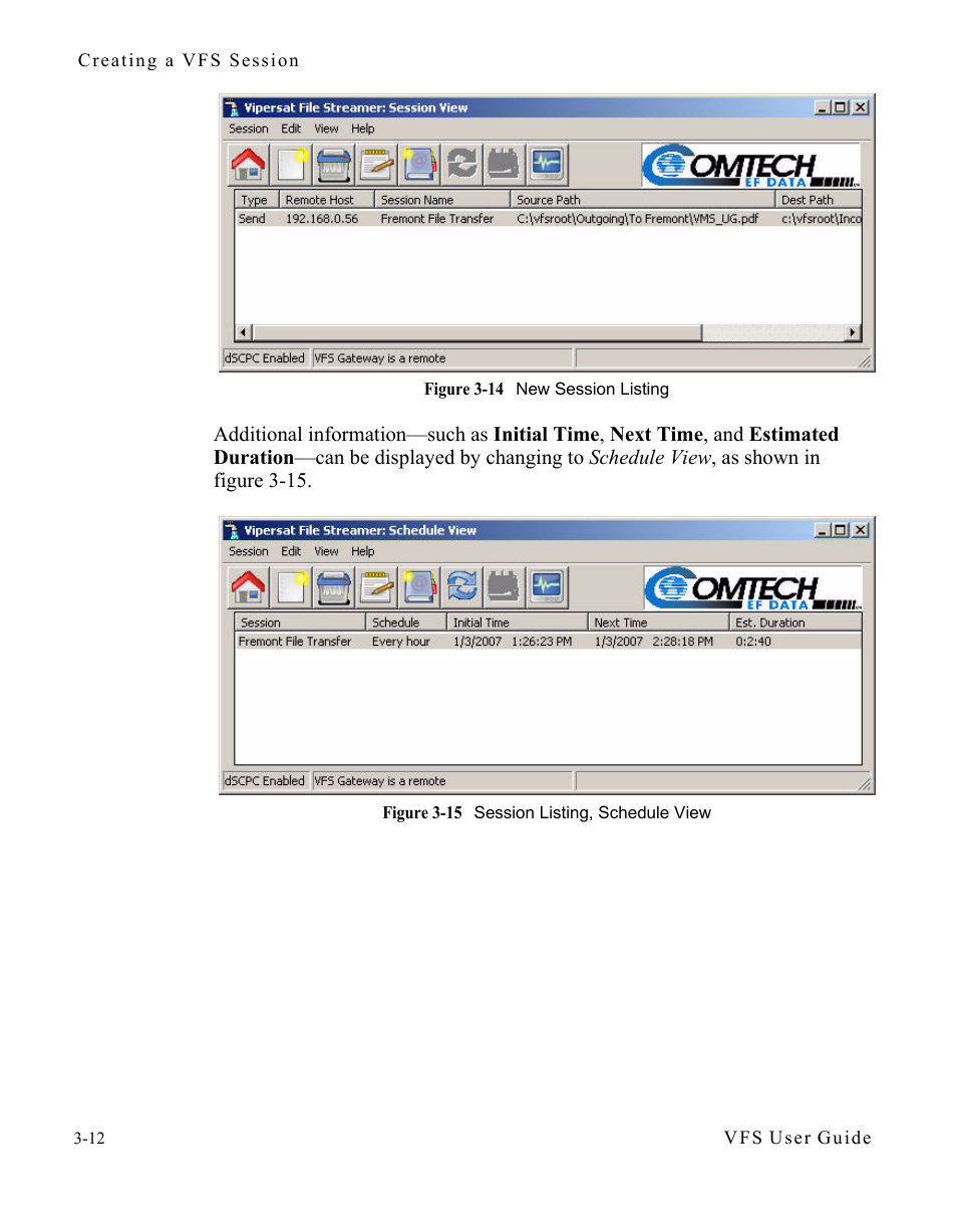 Comtech EF Data VIPERSAT File Streamer v1.2.x User Manual | Page 40 / 56