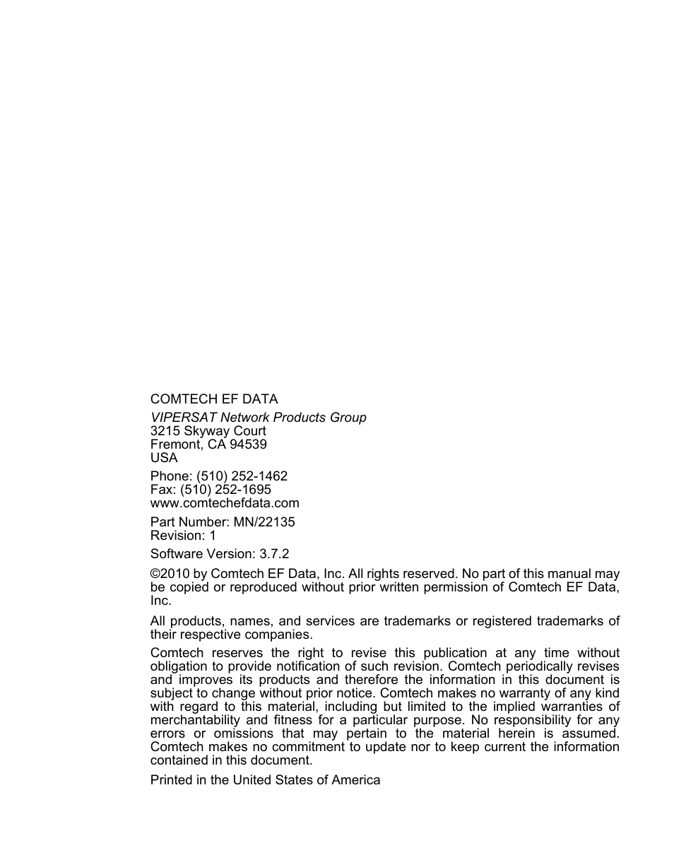Comtech EF Data Vipersat Circuit Scheduler v3.7.x ArrangeLink User Manual | Page 4 / 88