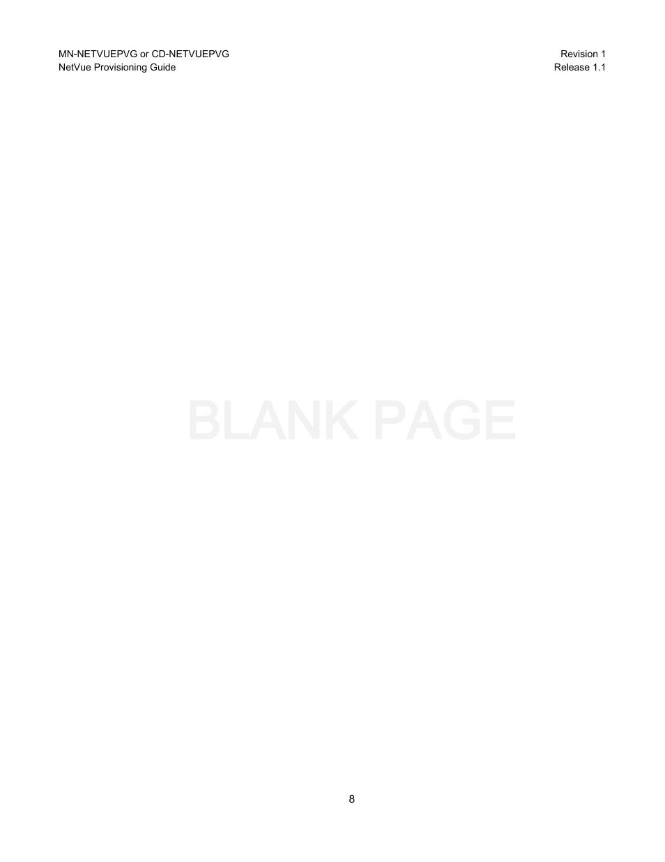 Blank page | Comtech EF Data NetVue Release 1.1 Provisioning Guide User Manual | Page 10 / 34