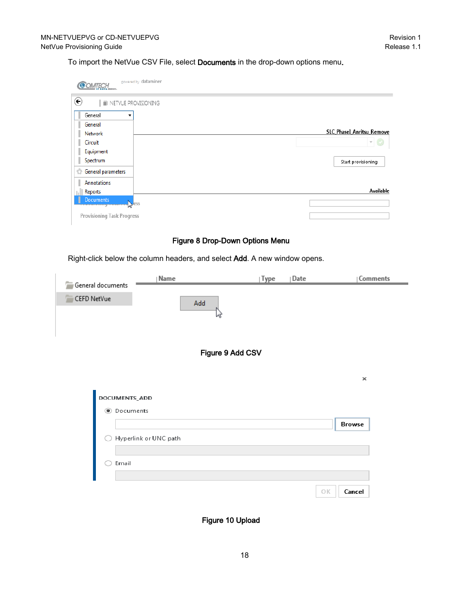 Comtech EF Data NetVue Release 1.1 Provisioning Guide User Manual | Page 20 / 34