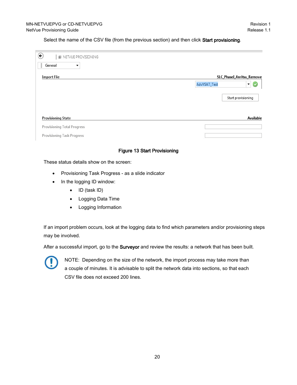 Comtech EF Data NetVue Release 1.1 Provisioning Guide User Manual | Page 22 / 34
