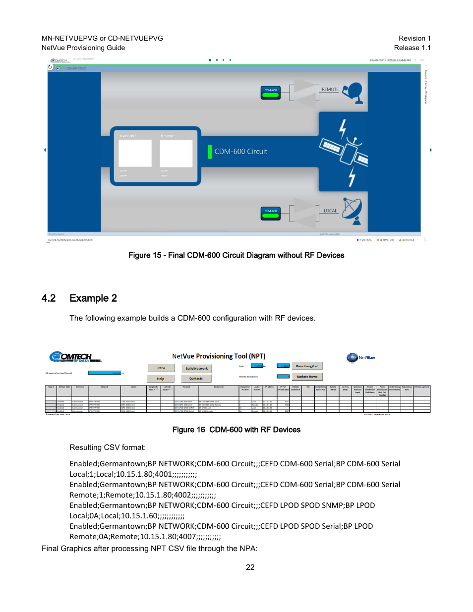 2 example 2, Example 2 | Comtech EF Data NetVue Release 1.1 Provisioning Guide User Manual | Page 24 / 34