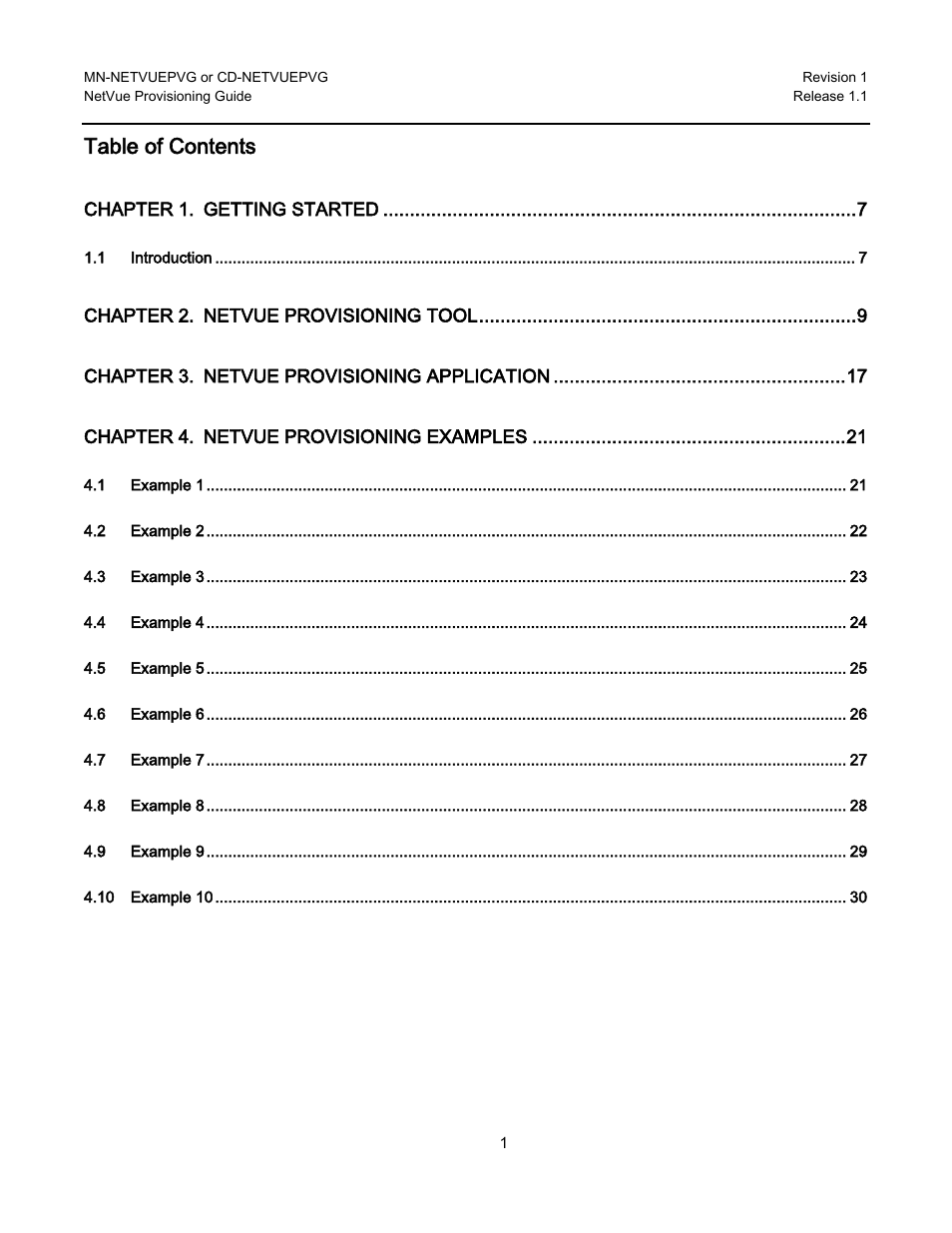 Comtech EF Data NetVue Release 1.1 Provisioning Guide User Manual | Page 3 / 34