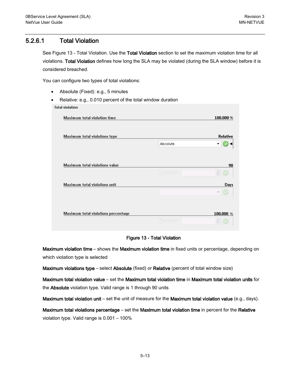 1 total violation | Comtech EF Data NetVue Release 1.1 User Guide User Manual | Page 108 / 265