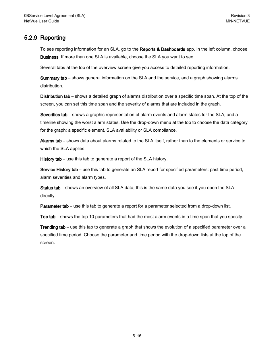 9 reporting | Comtech EF Data NetVue Release 1.1 User Guide User Manual | Page 111 / 265