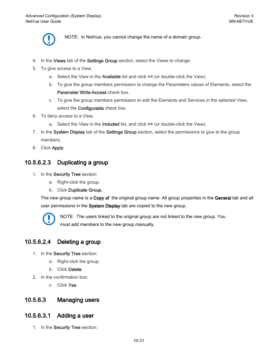 3 duplicating a group, 4 deleting a group | Comtech EF Data NetVue Release 1.1 User Guide User Manual | Page 158 / 265