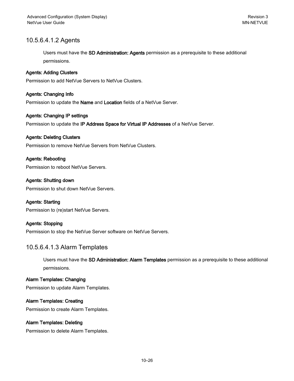 2 agents, 3 alarm templates | Comtech EF Data NetVue Release 1.1 User Guide User Manual | Page 163 / 265