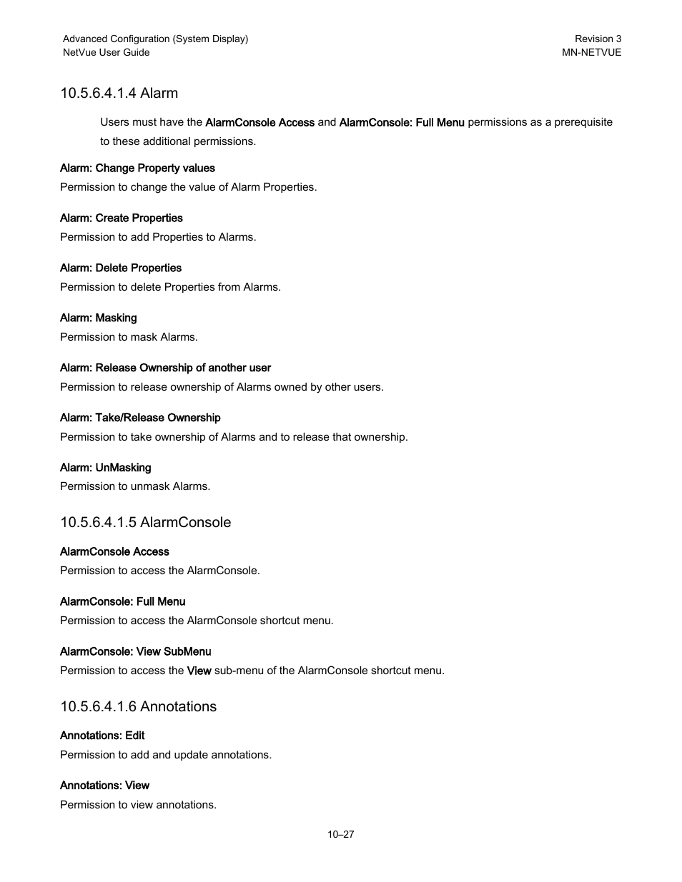 4 alarm, 5 alarmconsole, 6 annotations | Comtech EF Data NetVue Release 1.1 User Guide User Manual | Page 164 / 265