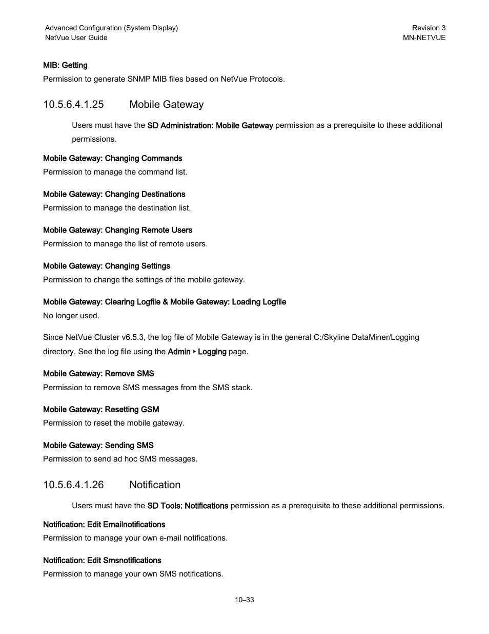 25 mobile gateway, 26 notification | Comtech EF Data NetVue Release 1.1 User Guide User Manual | Page 170 / 265