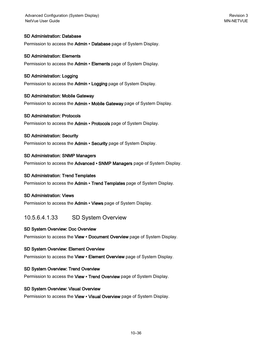 33 sd system overview | Comtech EF Data NetVue Release 1.1 User Guide User Manual | Page 173 / 265