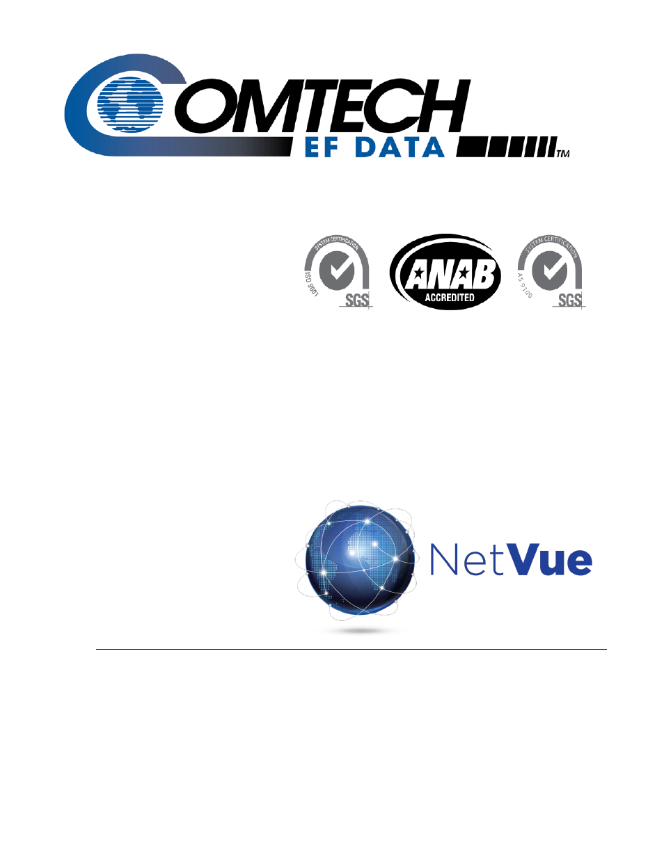 Netvue user guide release 1.1 | Comtech EF Data NetVue Release 1.1 User Guide User Manual | Page 3 / 265