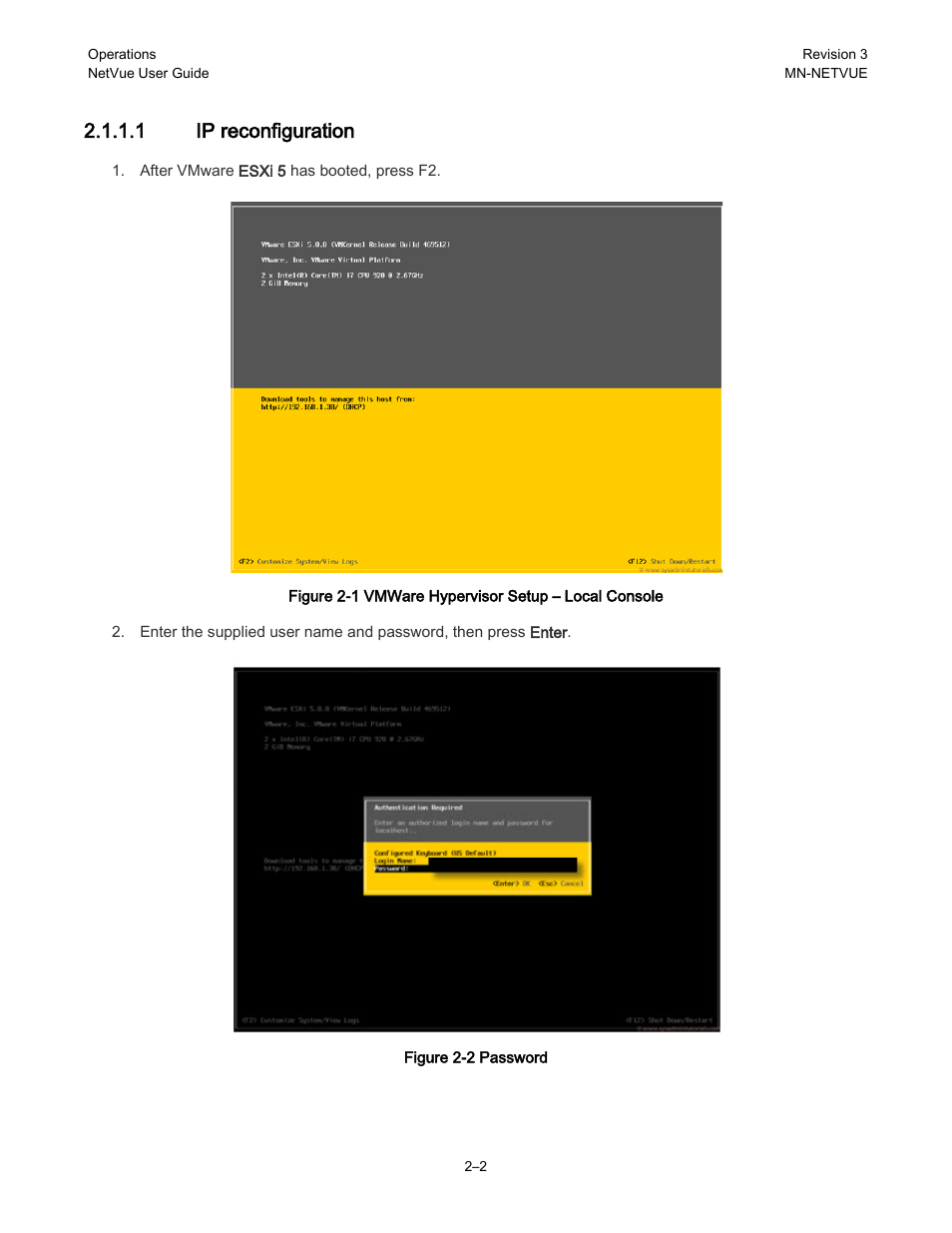 1 ip reconfiguration | Comtech EF Data NetVue Release 1.1 User Guide User Manual | Page 35 / 265