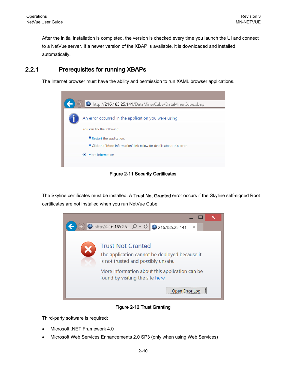 1 prerequisites for running xbaps | Comtech EF Data NetVue Release 1.1 User Guide User Manual | Page 43 / 265