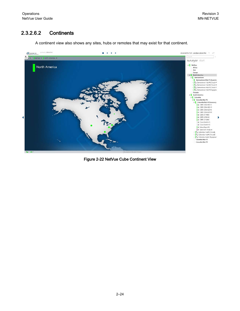 2 continents | Comtech EF Data NetVue Release 1.1 User Guide User Manual | Page 57 / 265