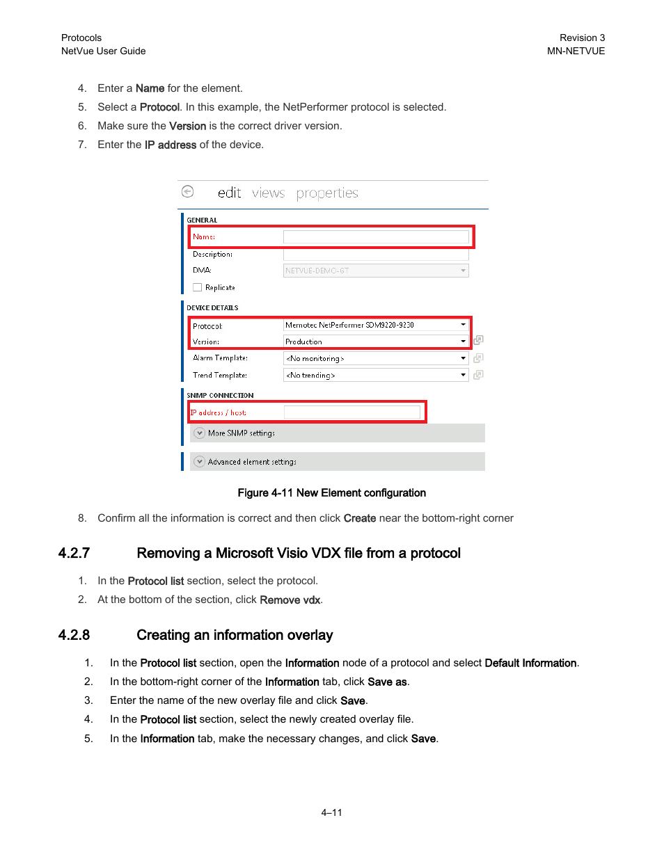 8 creating an information overlay | Comtech EF Data NetVue Release 1.1 User Guide User Manual | Page 94 / 265