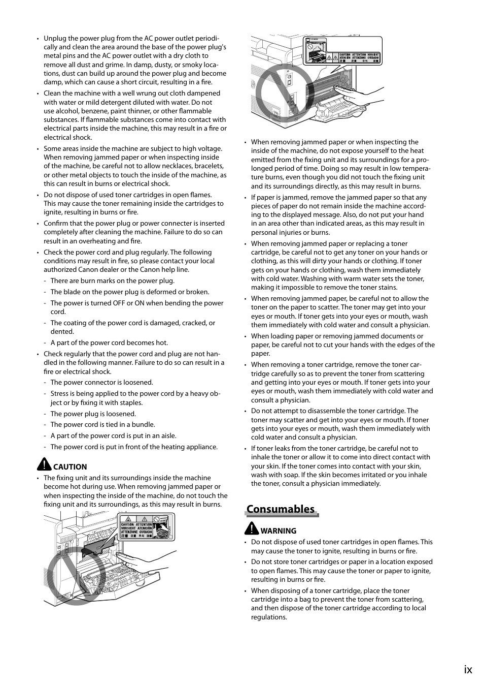 Consumables | Canon ImageCLASS MF8050Cn User Manual | Page 15 / 159
