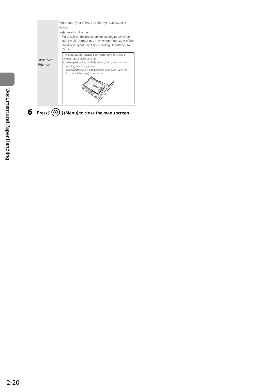Do cument and p aper handling | Canon ImageCLASS MF8050Cn User Manual | Page 56 / 159