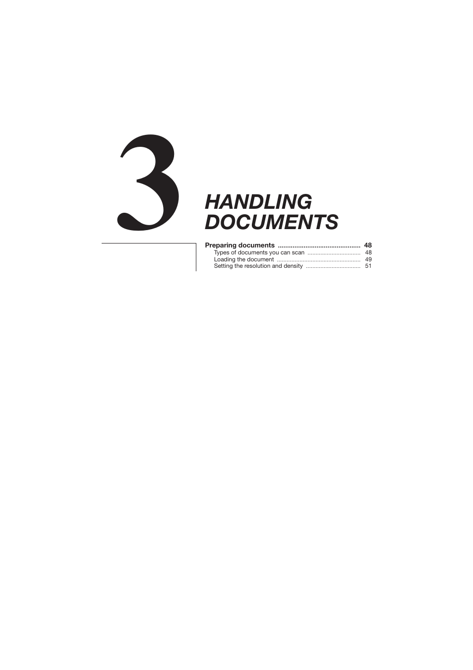 3 handling documents | Canon B155 User Manual | Page 59 / 140