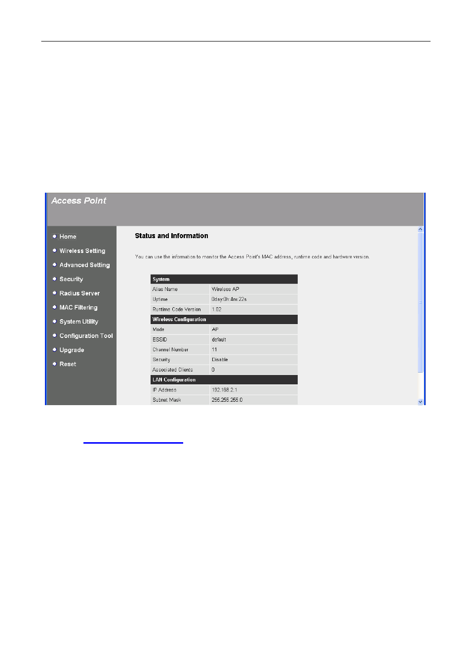 2 configuring the access point | ConnectGear WA540G User Manual | Page 11 / 40