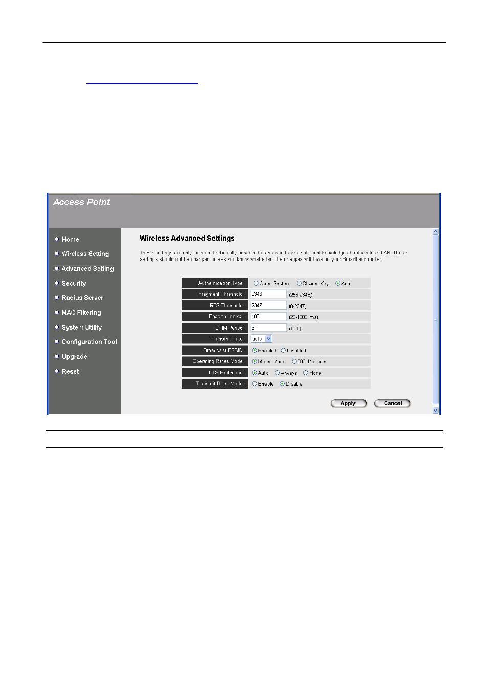 3 advanced setting | ConnectGear WA540G User Manual | Page 19 / 40