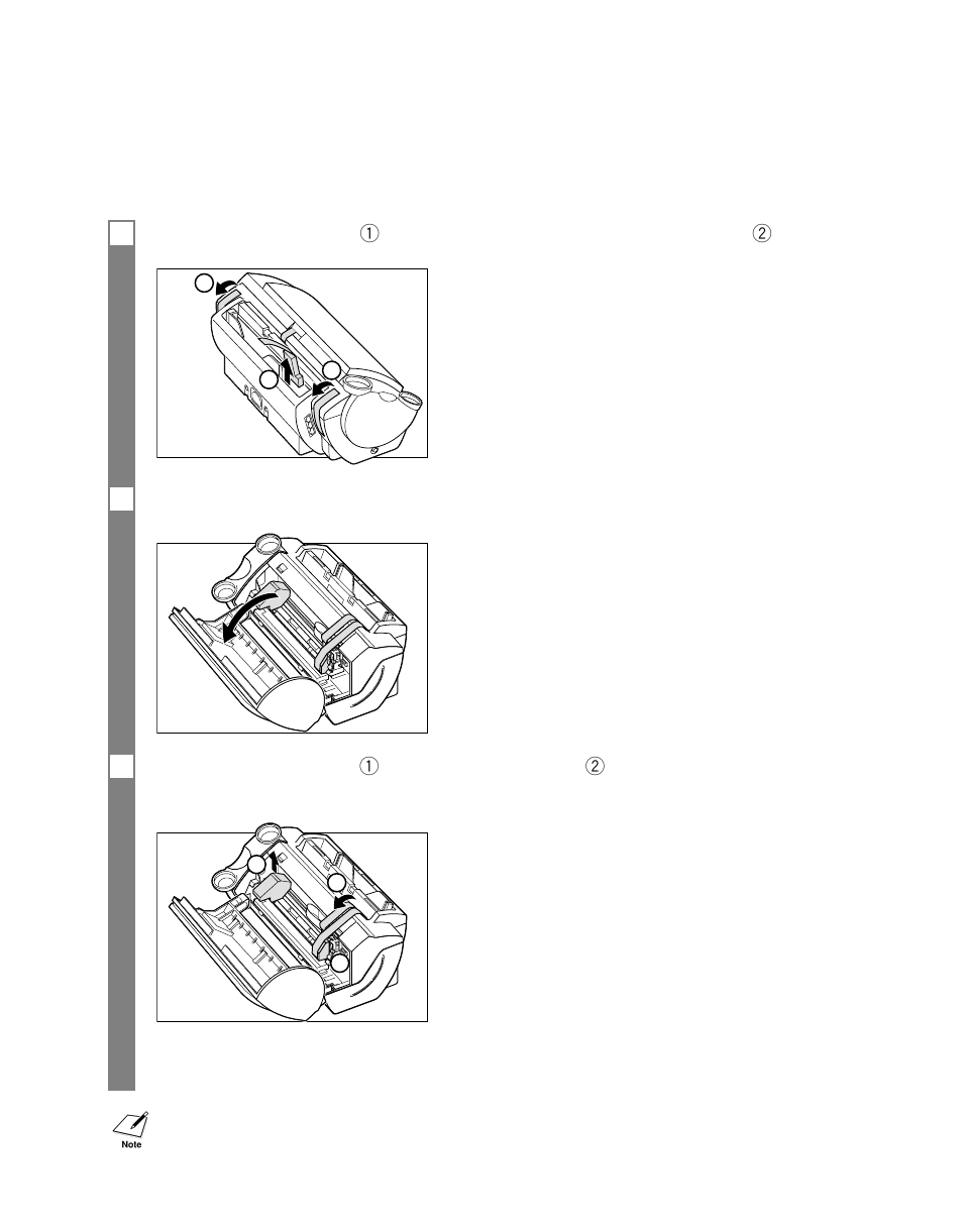 Removing the shipping materials | Canon B45 User Manual | Page 12 / 124