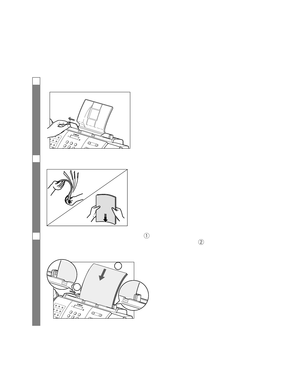 Loading paper in the multi-purpose tray | Canon B45 User Manual | Page 18 / 124