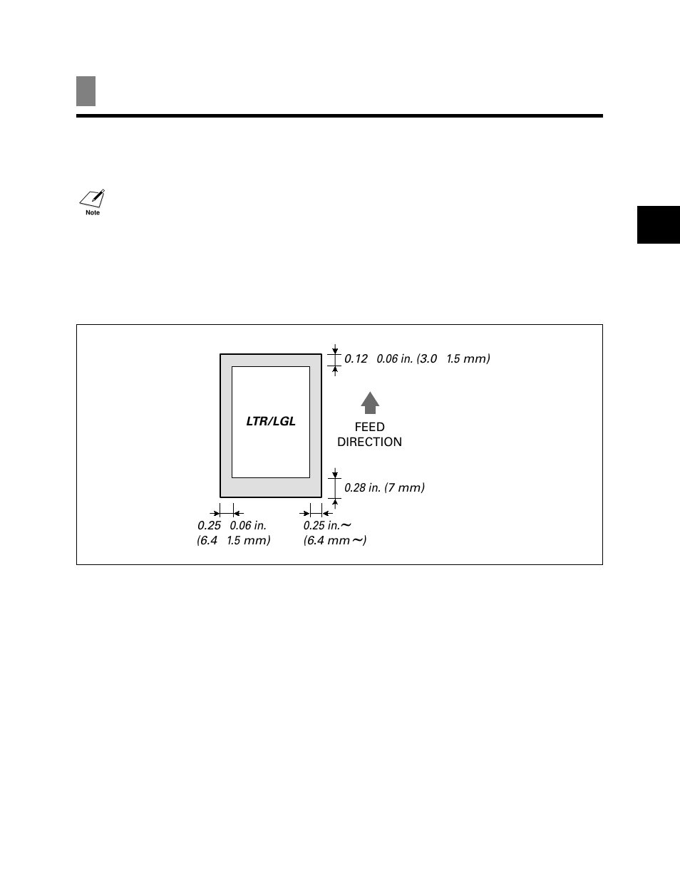 Paper requirements, Printable area, Loading paper | Canon B45 User Manual | Page 41 / 124