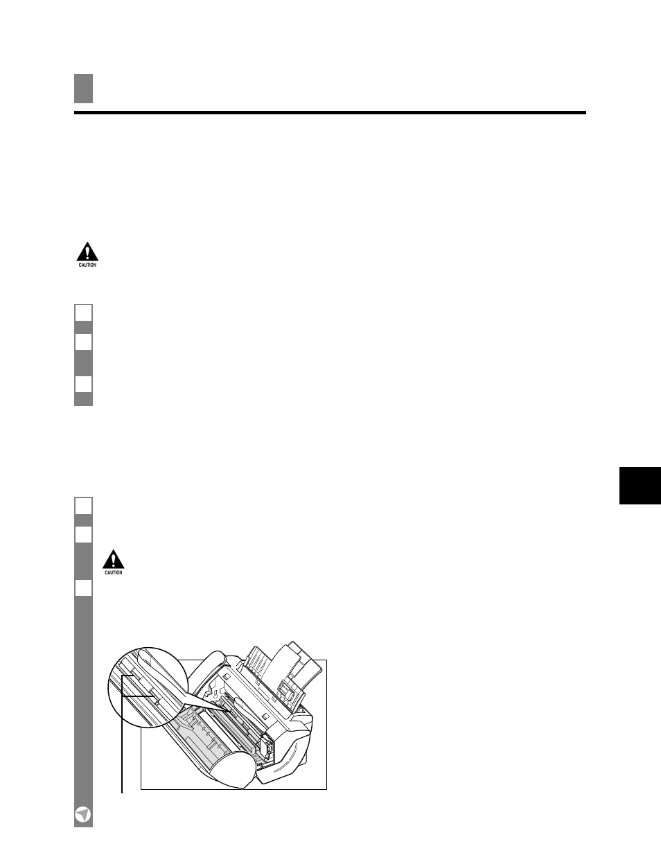 Periodic cleaning, Cleaning the exterior of the fax, Cleaning the interior of the fax | Canon B45 User Manual | Page 95 / 124