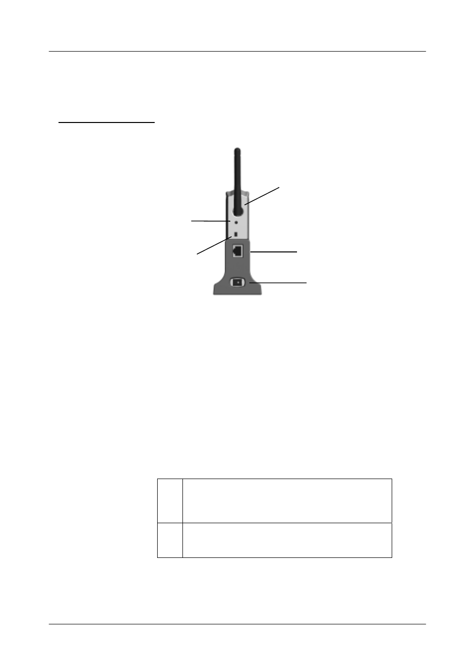Hardware installation, Physical details, Rear panel | Hysical, Etails, 11mbps wireless access point user's manual | ConnectGear WA300 User Manual | Page 7 / 35