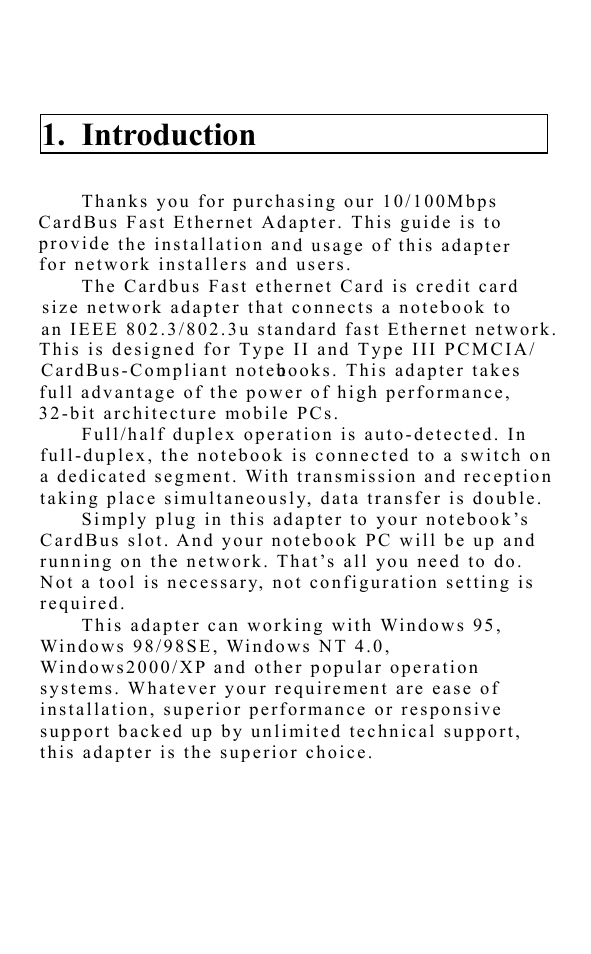 Introduction | ConnectGear GA-H03D User Manual | Page 3 / 5