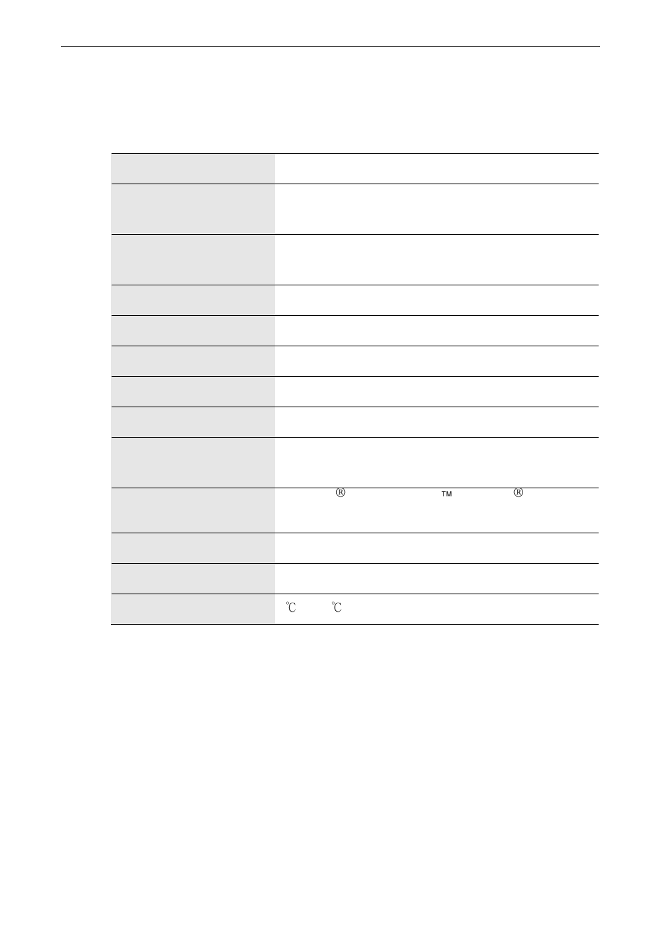 Specifications | ConnectGear UE200 v2 User Manual | Page 13 / 14