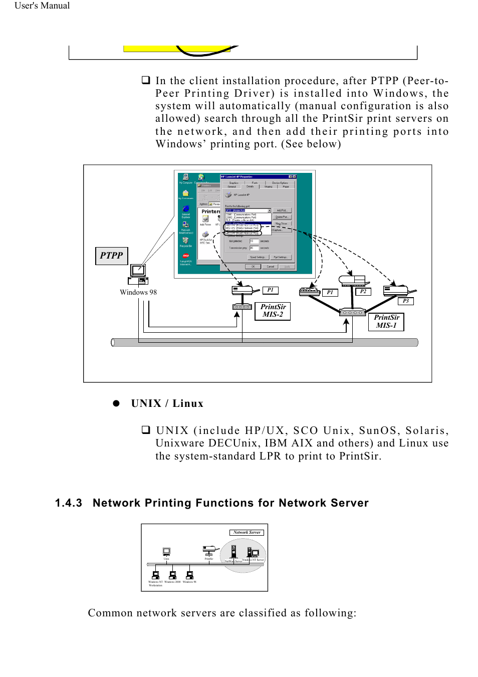 Unix / linux, User's manual, Ptpp | ConnectGear GP-10P User Manual | Page 10 / 90