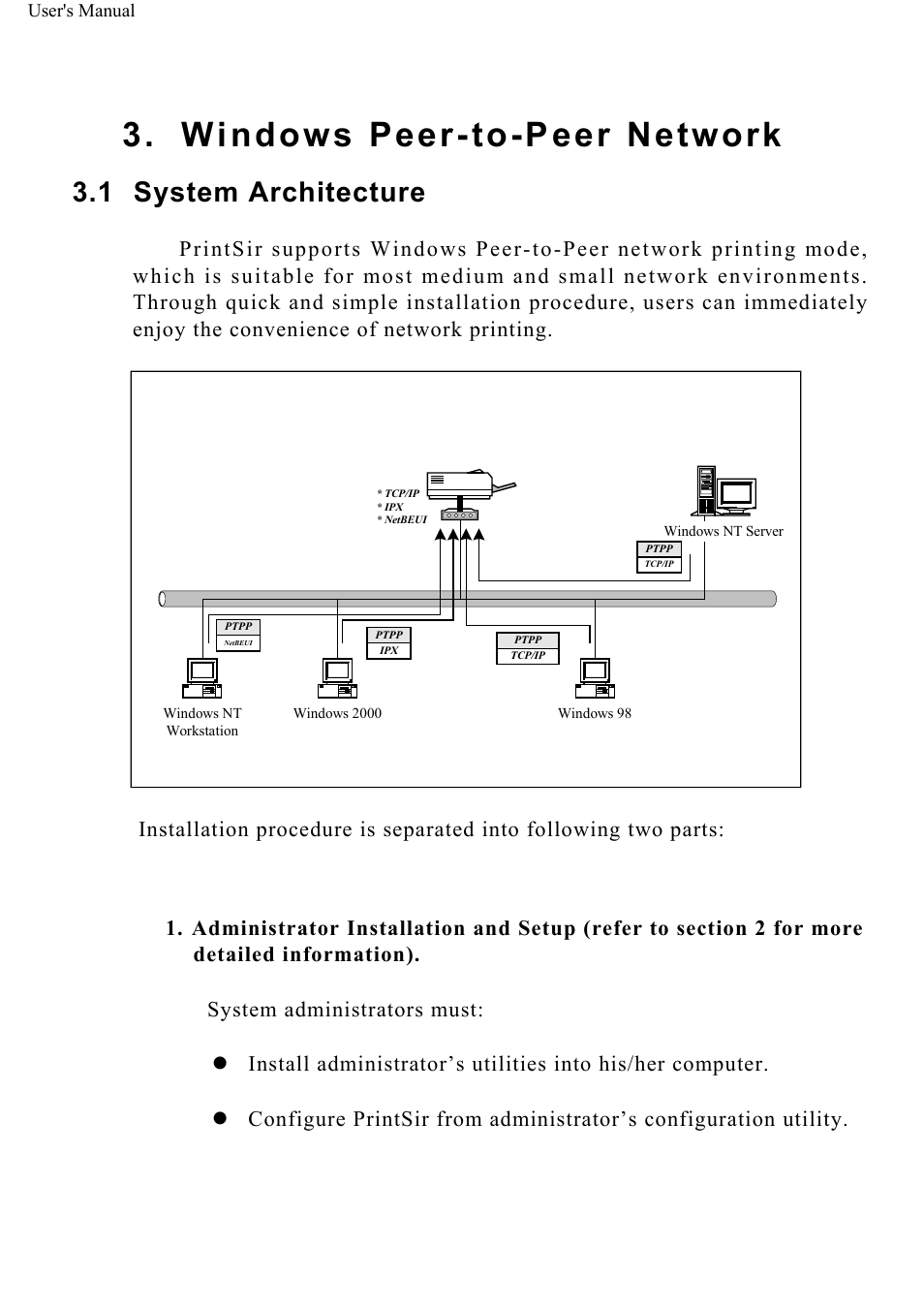 Windows peer-to-peer network, System architecture | ConnectGear GP-10P User Manual | Page 17 / 90
