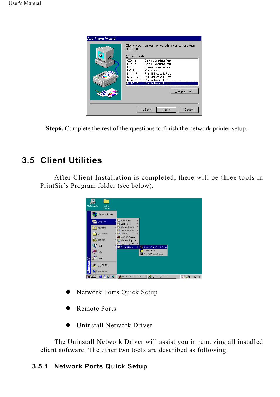 Client utilities | ConnectGear GP-10P User Manual | Page 30 / 90