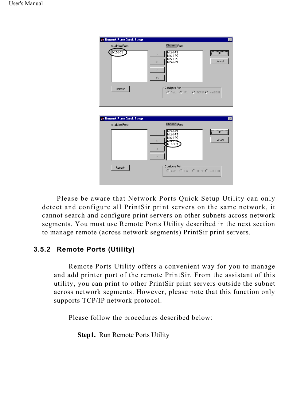 Run remote ports utility | ConnectGear GP-10P User Manual | Page 32 / 90